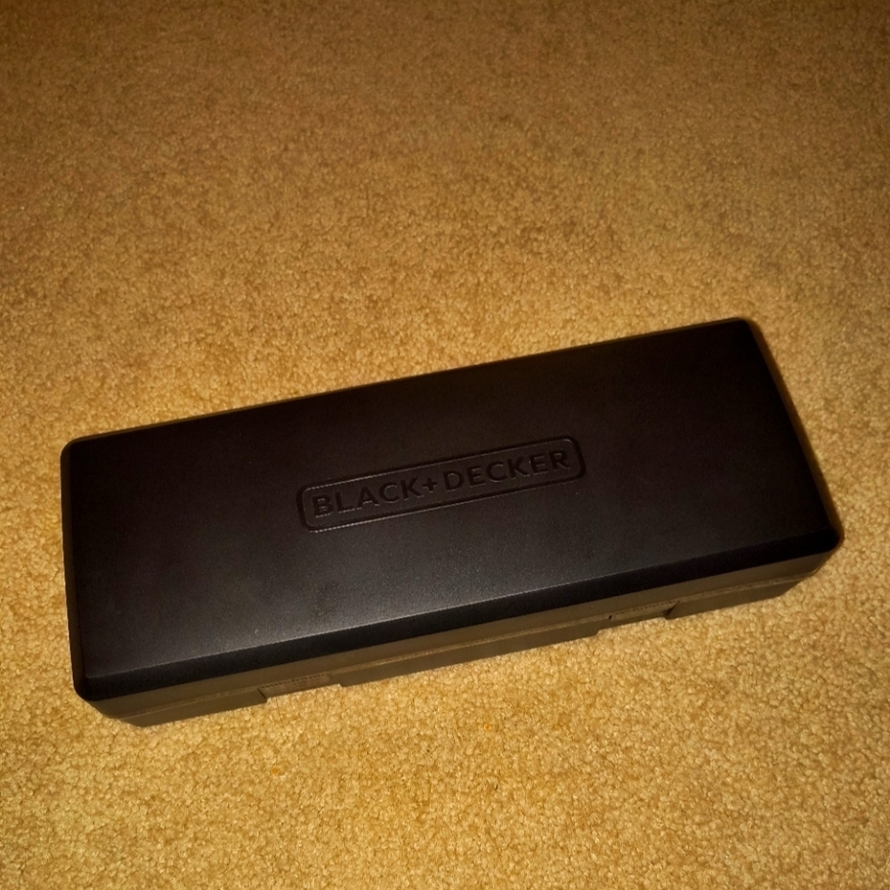 Black+Decker Tool Case Storage Heavy Duty Plastic Box